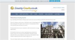 Desktop Screenshot of county-courts.co.uk