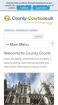 Mobile Screenshot of county-courts.co.uk